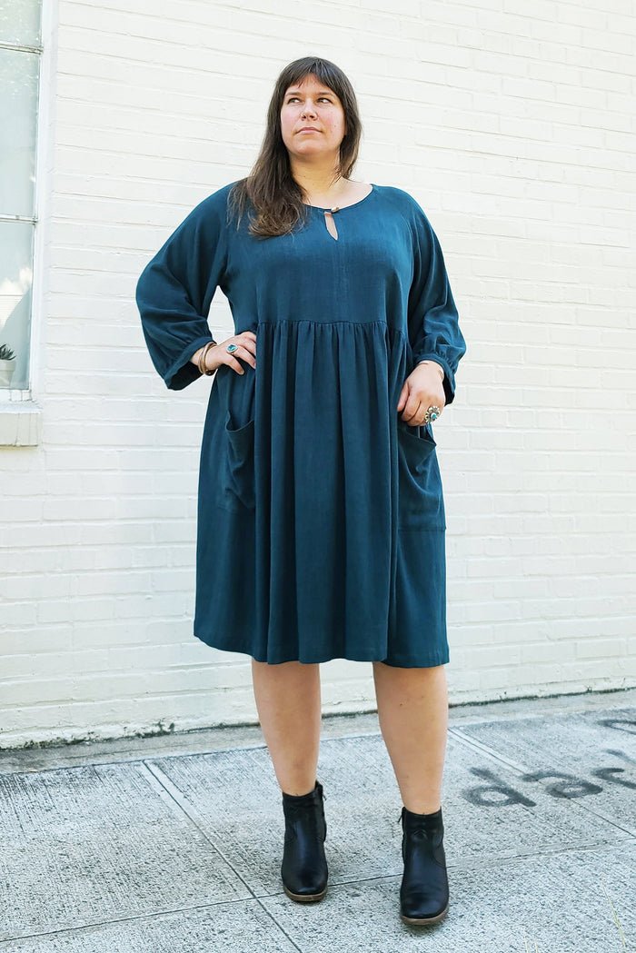 Romey Gathered Dress & Top Sewing Pattern - Sew House Seven - Simplifi Fabric