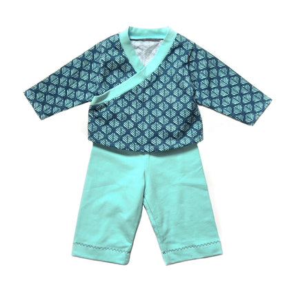 Roo Top + Marley Bottoms (0 - 24m) Baby + Toddler Sewing Pattern - Dhurata Davies - Simplifi Fabric