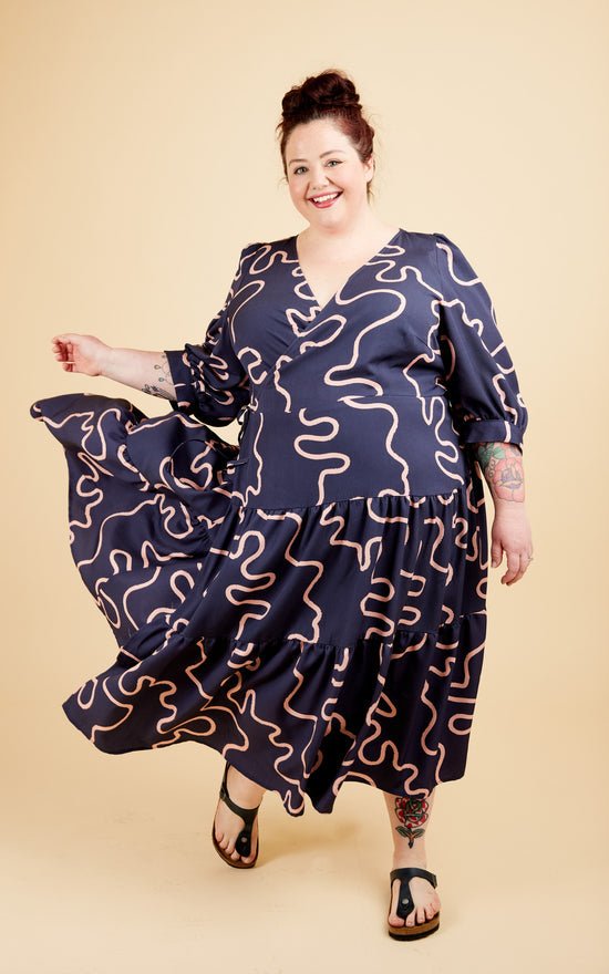 Roseclair Dress Paper Pattern - Cashmerette - Simplifi Fabric