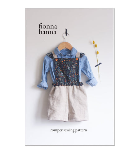 Ruffle Romper Childrens Sewing Pattern - Fiona Hanna - Simplifi Fabric