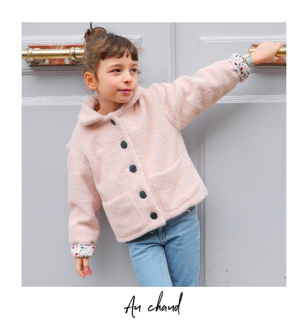 Sam Parka & Jacket Sewing Pattern - Kids Unisex 3/12Y - Ikatee - Simplifi Fabric