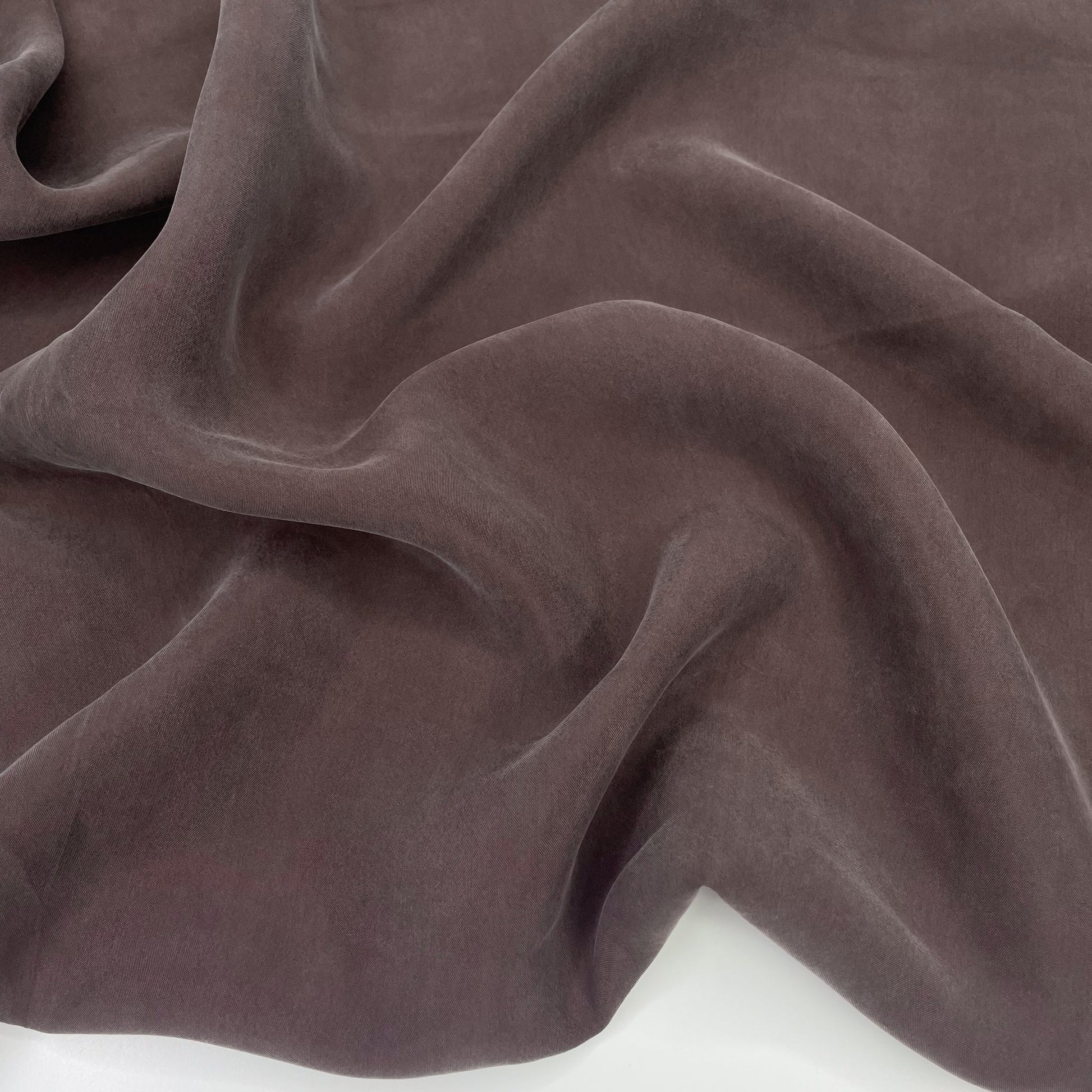 Sand - Washed Cupro/Rayon Woven - Espresso - Simplifi Fabric