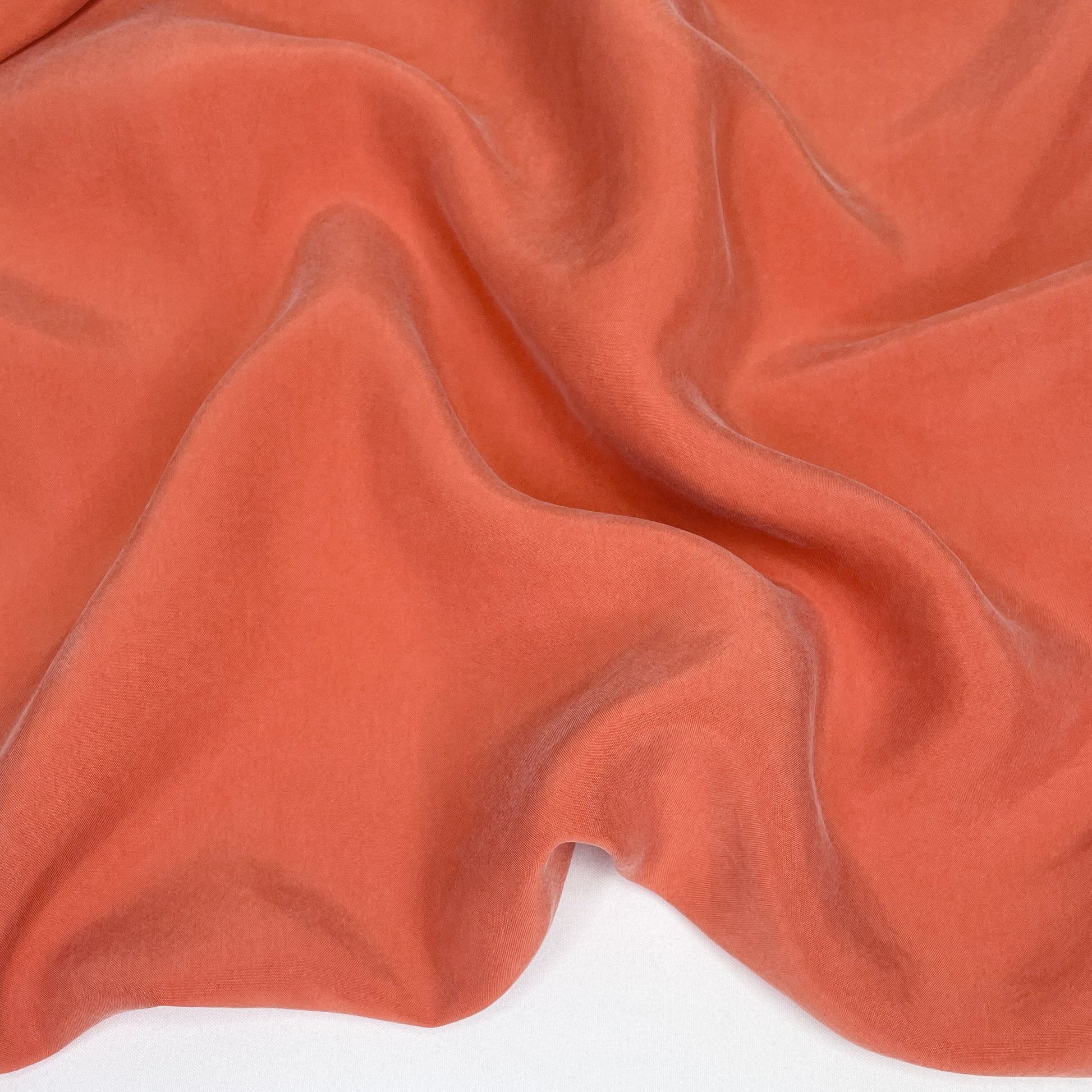 Sand - Washed Cupro/Rayon Woven - Papaya - Simplifi Fabric