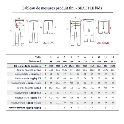 Seattle Kids legging Sewing Pattern - 3/12Y - Ikatee - Simplifi Fabric