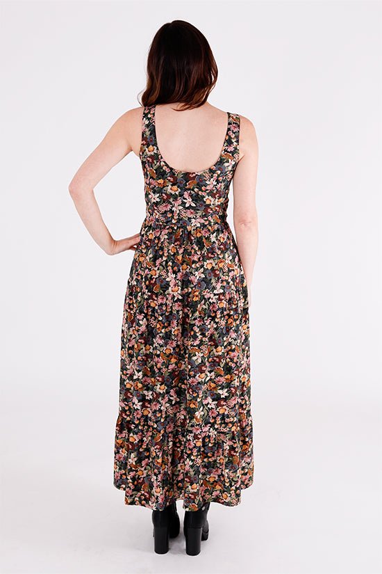 Shay Maxi Dress Pattern - Chalk + Notch - Simplifi Fabric