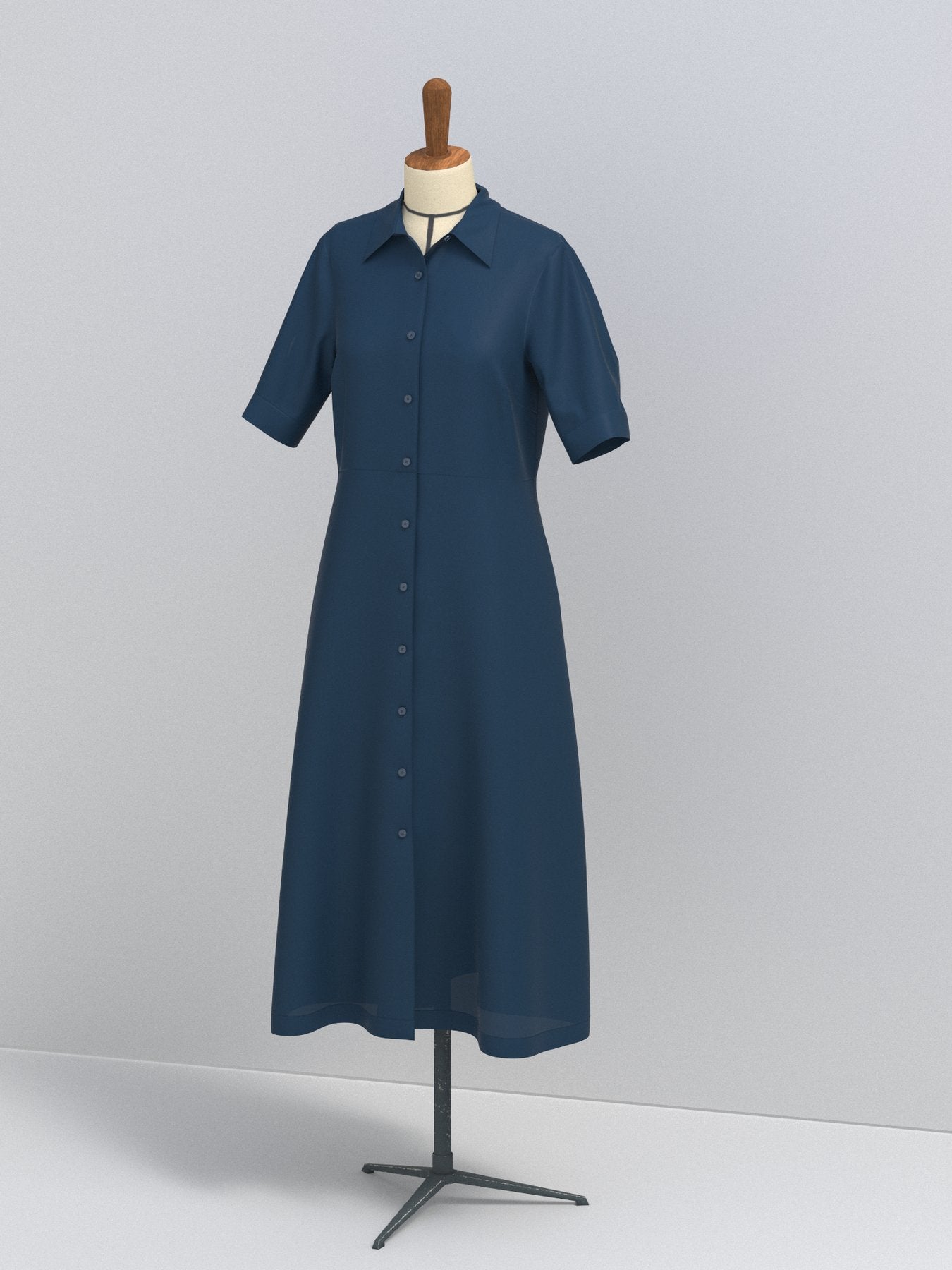 Shirt Dress Pattern - The Assembly Line - Simplifi Fabric