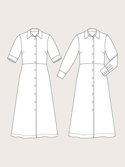 Shirt Dress Pattern - The Assembly Line - Simplifi Fabric