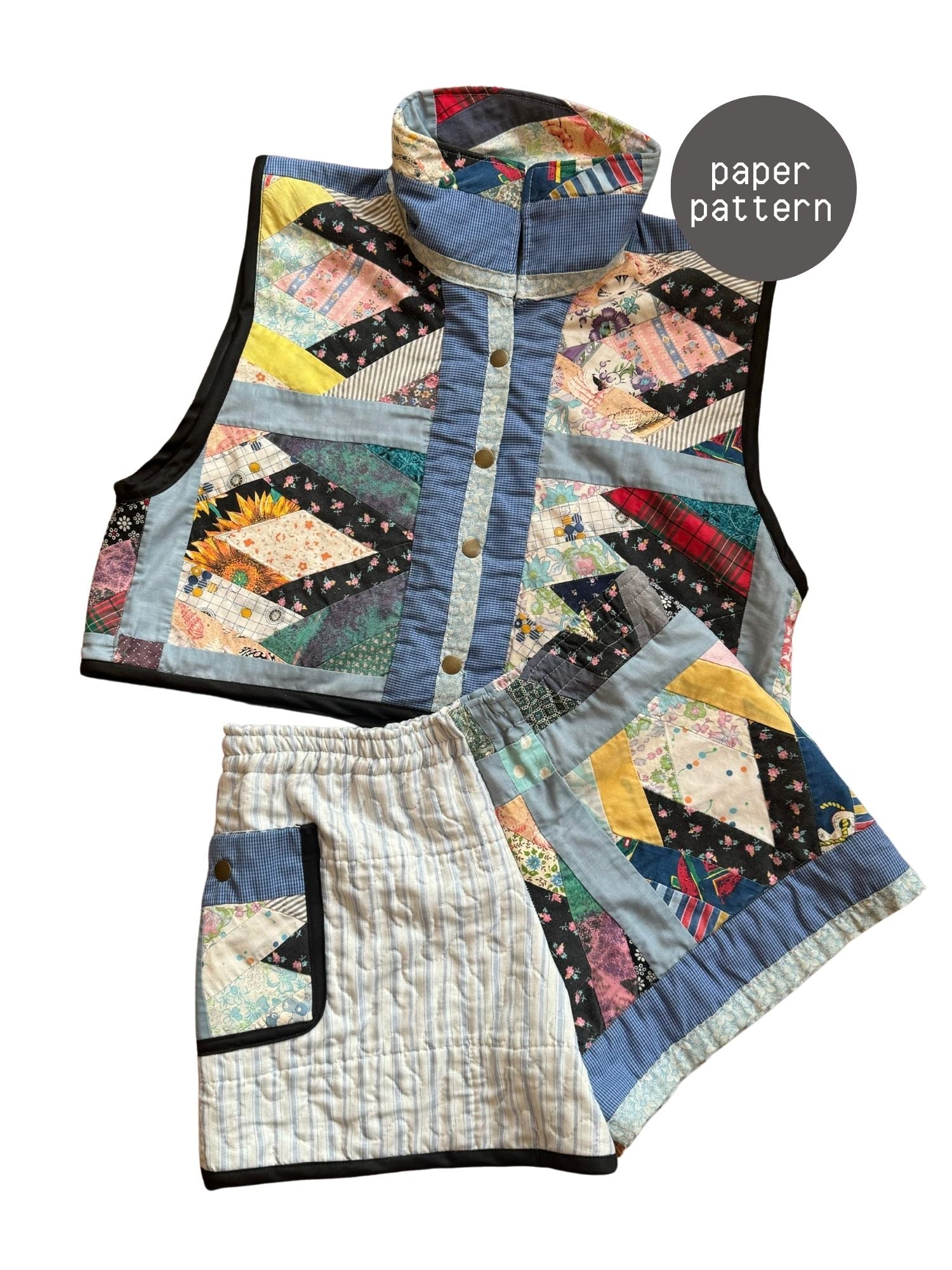 Shorts - Paper Pattern - Hot Girl Quilting - Simplifi Fabric
