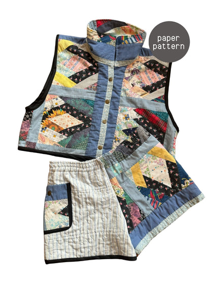 Shorts - Paper Pattern - Hot Girl Quilting - Simplifi Fabric