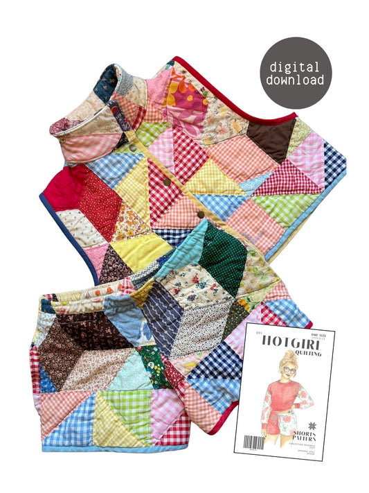 Shorts - PDF Pattern - Hot Girl Quilting - Simplifi Fabric