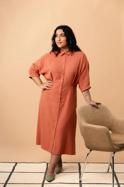 Silmu Shirt & Shirt Dress - Named Clothing - Sewing Pattern - Simplifi Fabric