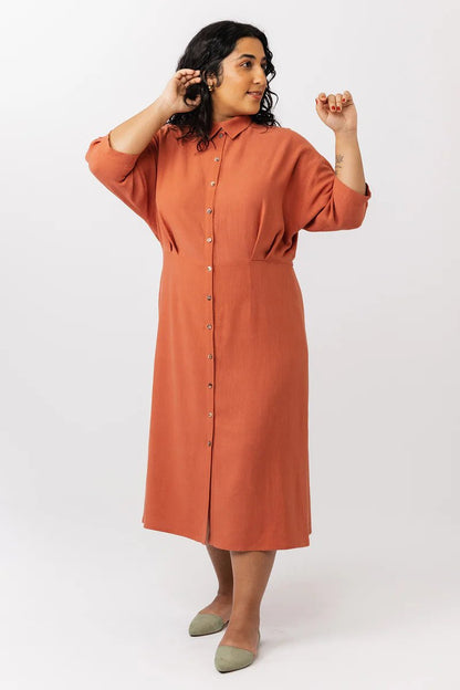 Silmu Shirt & Shirt Dress - Named Clothing - Sewing Pattern - Simplifi Fabric