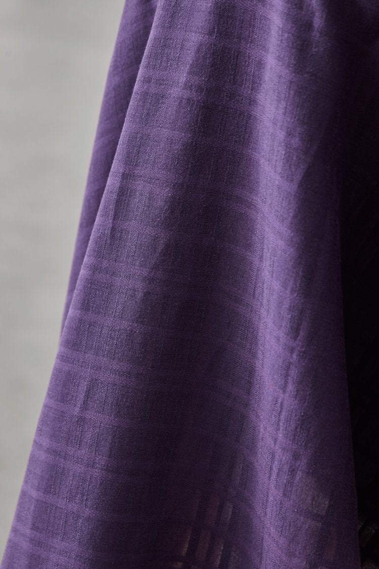 Sina Sheer TENCEL™ Lyocell Organic Cotton - OEKO - TEX® - MeetMILK - Purple Night - Simplifi Fabric