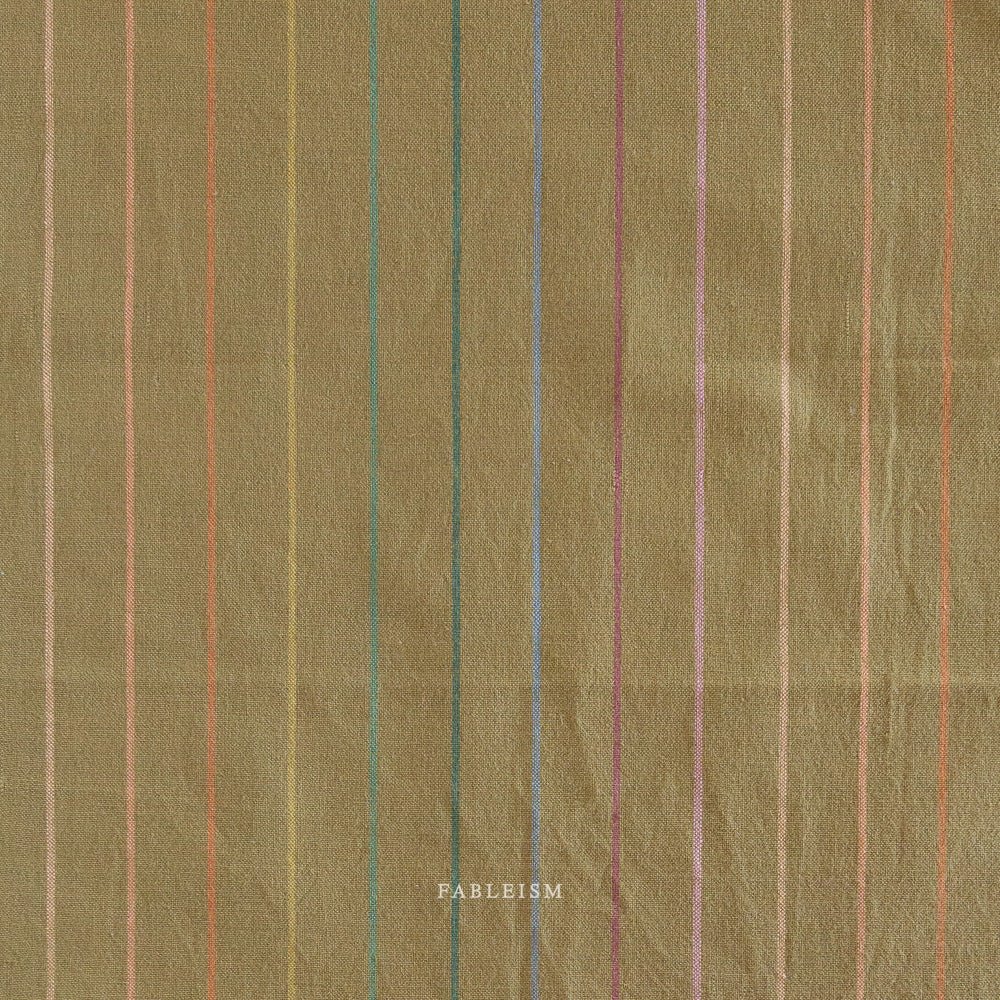 Skinny Stripe - Clover (REVERSIBLE) - Lucky Loom - Fableism Supply Co. - Simplifi Fabric