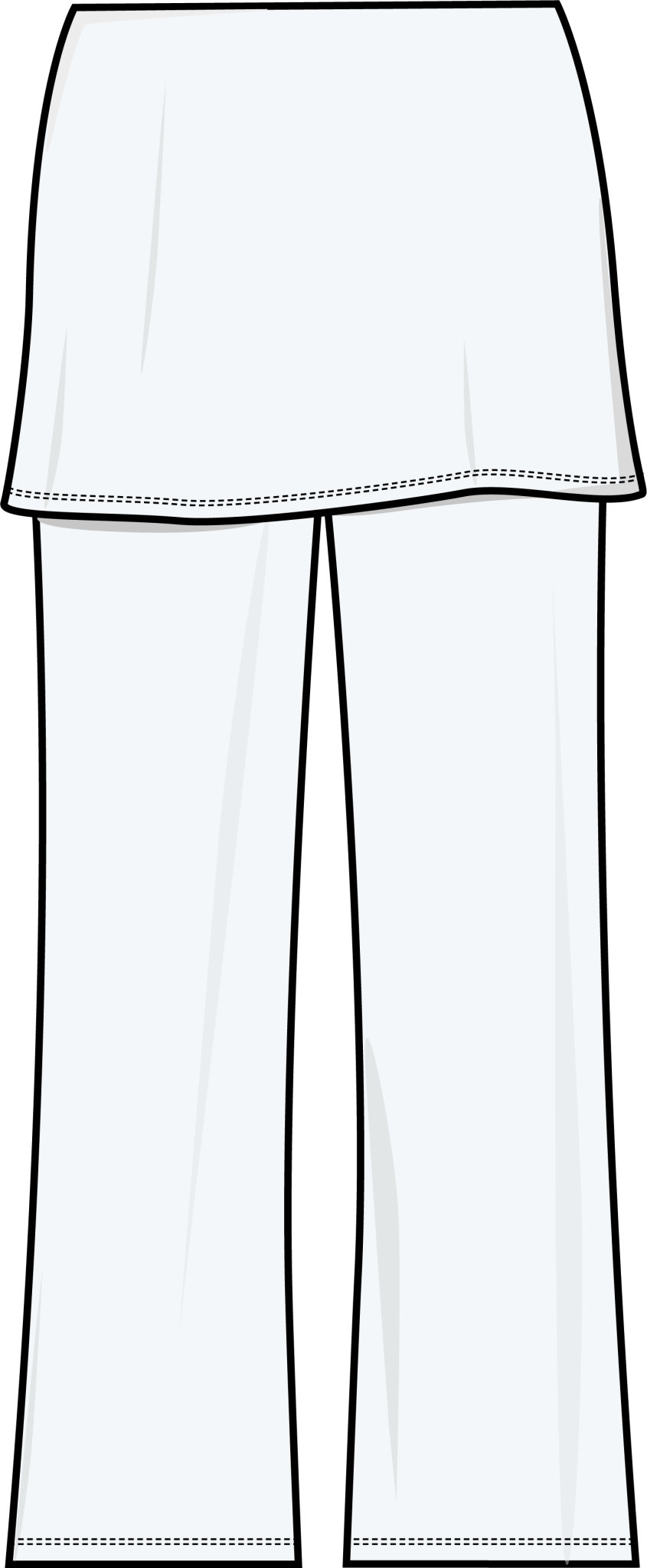 Skirty Pants - Paper Sewing Pattern - Puff And Pencil - Simplifi Fabric