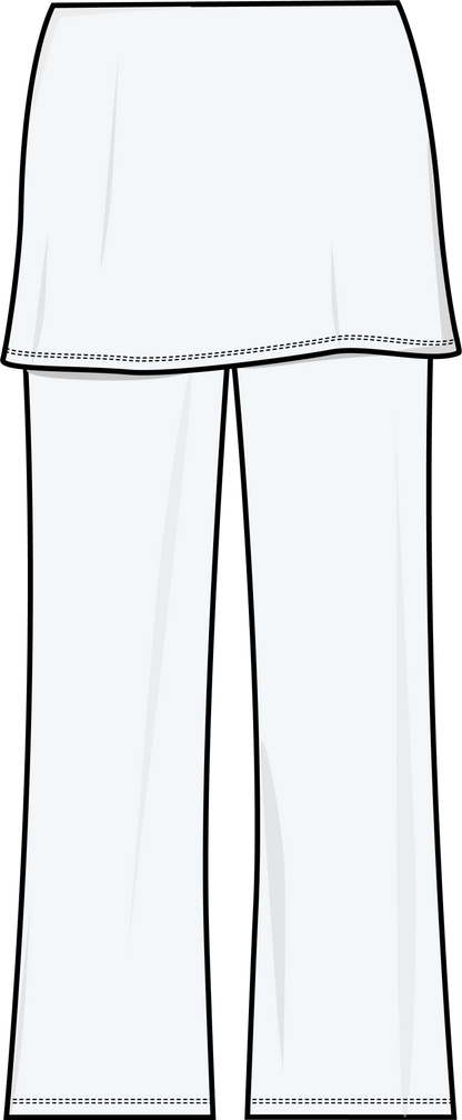 Skirty Pants - Paper Sewing Pattern - Puff And Pencil - Simplifi Fabric