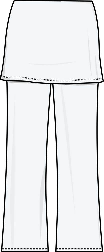 Skirty Pants - Paper Sewing Pattern - Puff And Pencil - Simplifi Fabric