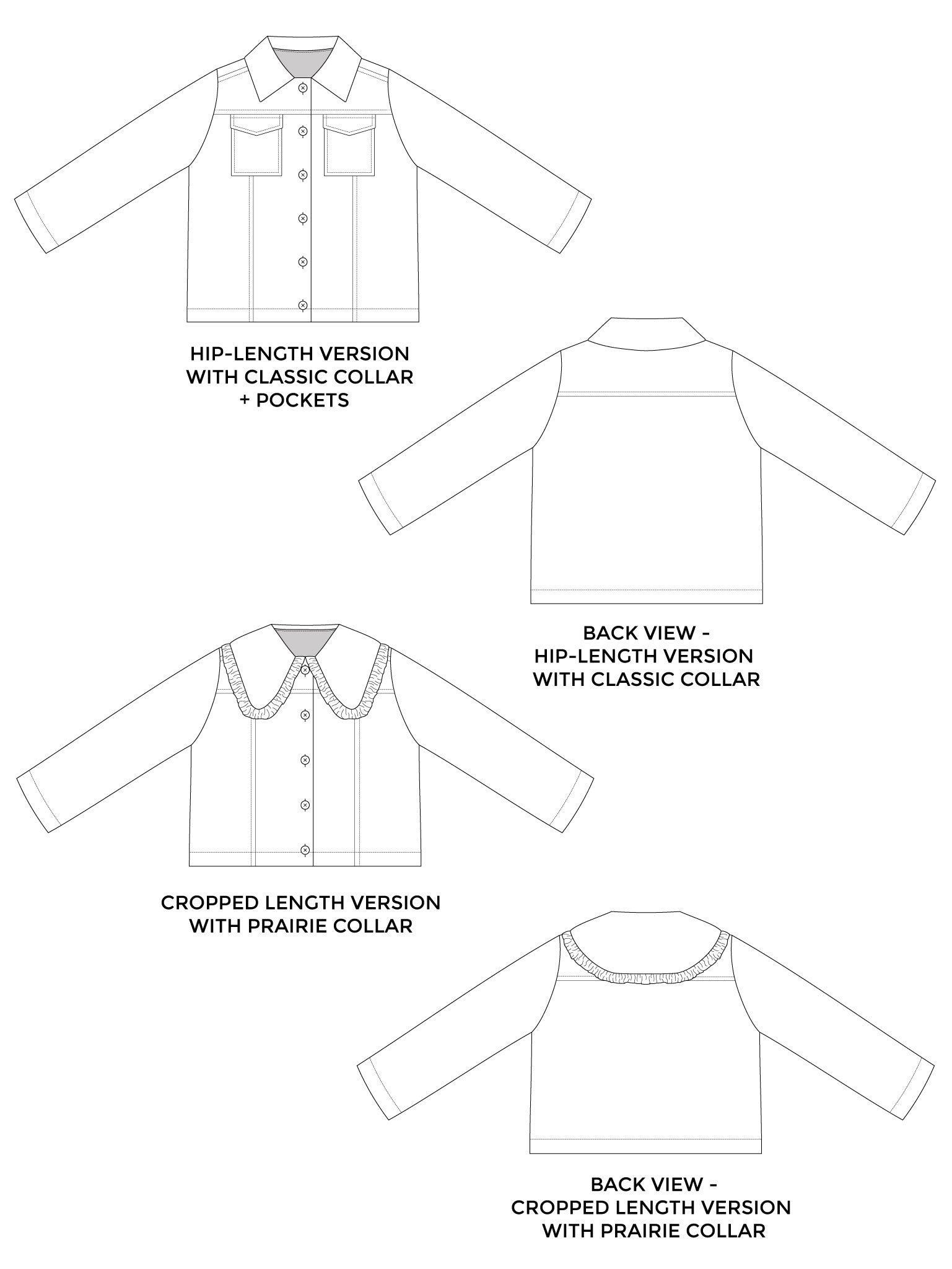 Sonny Jacket Pattern - Tilly And The Buttons - Simplifi Fabric