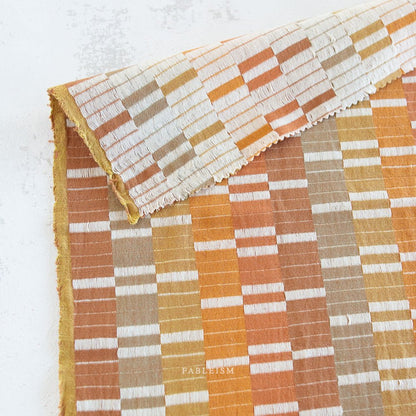 Southwest Stripe - Saddle (REVERSIBLE) - Lucky Loom - Fableism Supply Co. - Simplifi Fabric