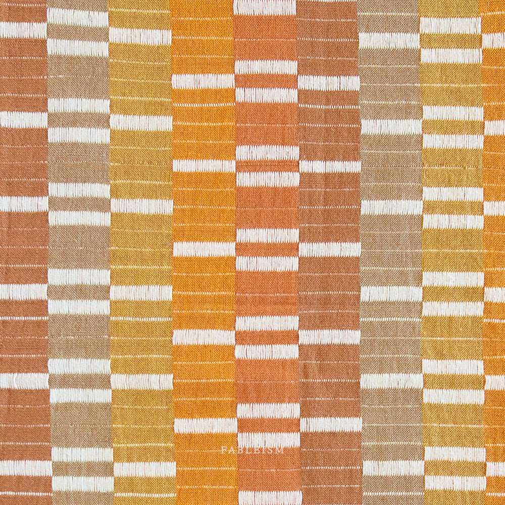 Southwest Stripe - Saddle (REVERSIBLE) - Lucky Loom - Fableism Supply Co. - Simplifi Fabric