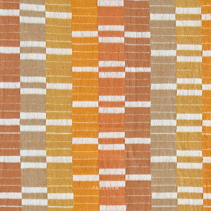 Southwest Stripe - Saddle (REVERSIBLE) - Lucky Loom - Fableism Supply Co. - Simplifi Fabric