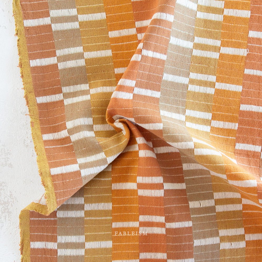 Southwest Stripe - Saddle (REVERSIBLE) - Lucky Loom - Fableism Supply Co. - Simplifi Fabric