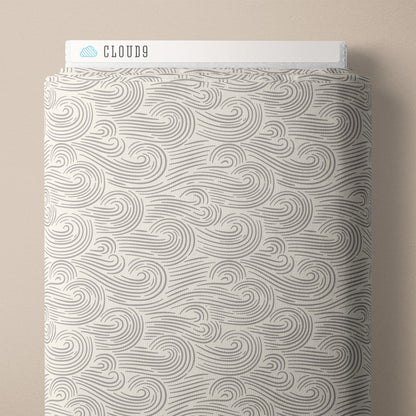 Spring Breeze - Gray - Spring Showers - Ann Gardner - Cloud 9 Fabrics - Poplin - Simplifi Fabric