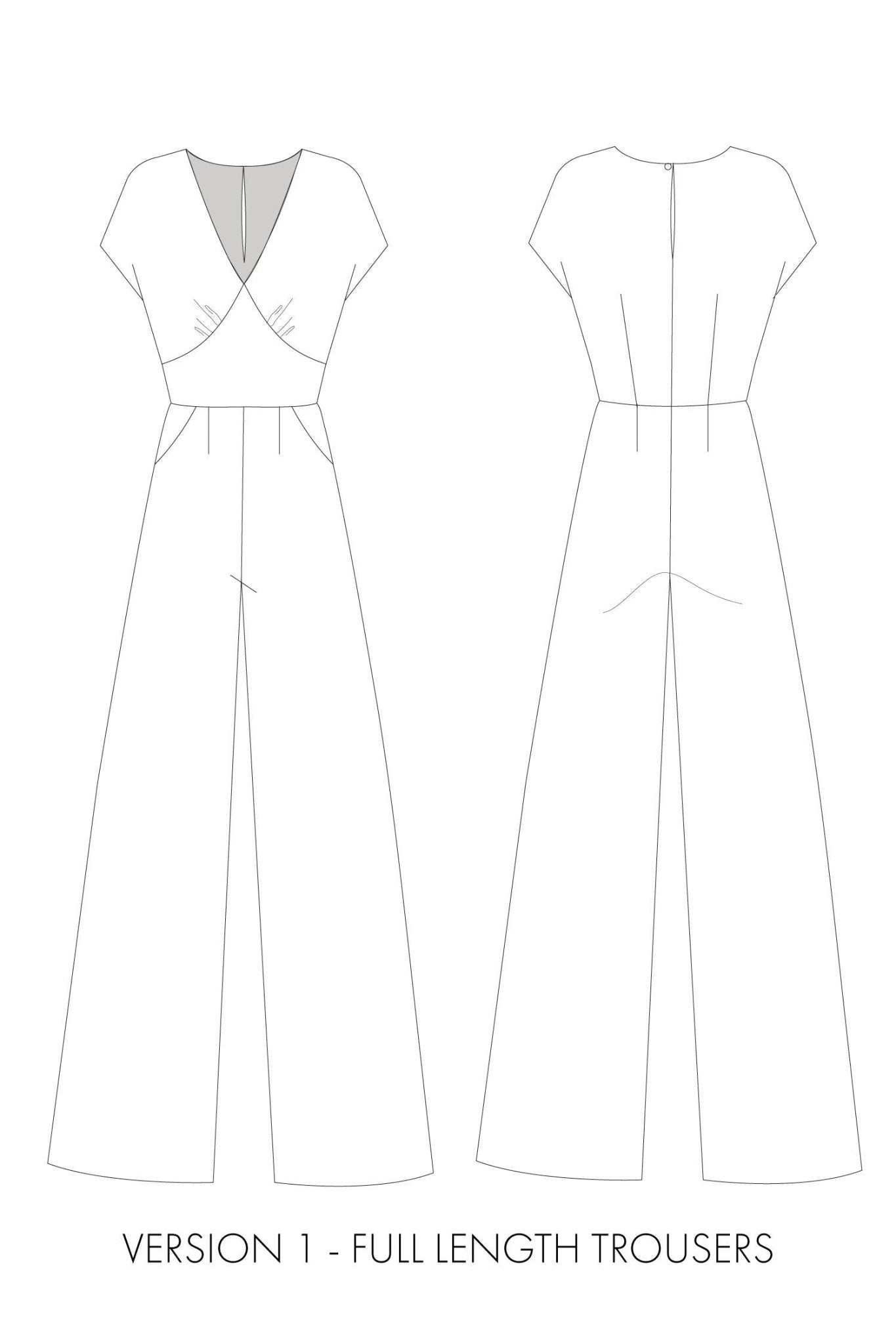 Springe Jumpsuit PDF Pattern - Sew Love Patterns - Simplifi Fabric
