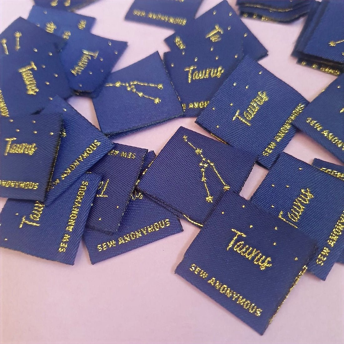 "STAR SIGN" Zodiac Woven Label Pack - Sew Anonymous - Simplifi Fabric