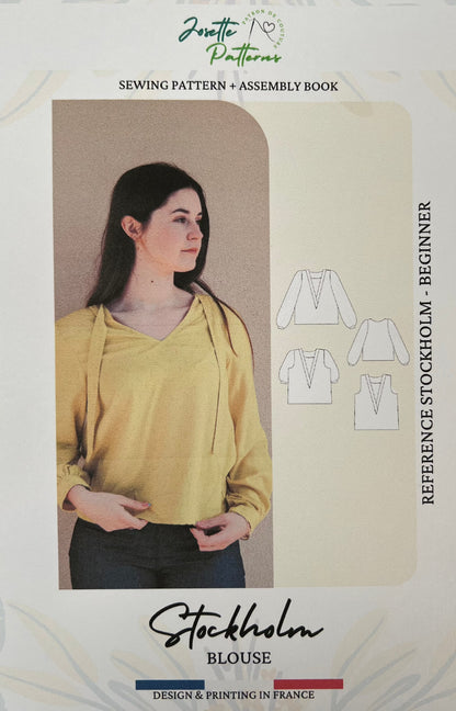 Stockholm - Womens Blouse- Josette Patterns