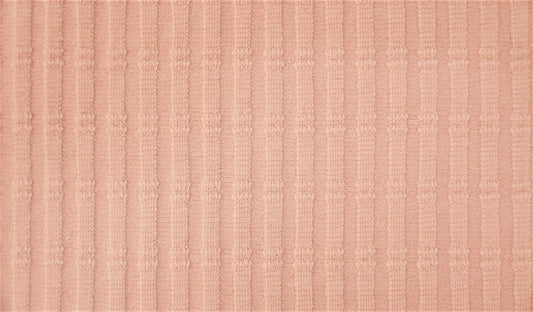 Striped Jacquard Cotton Jersey - European Import - Oeko - Tex® - Rose - Simplifi Fabric