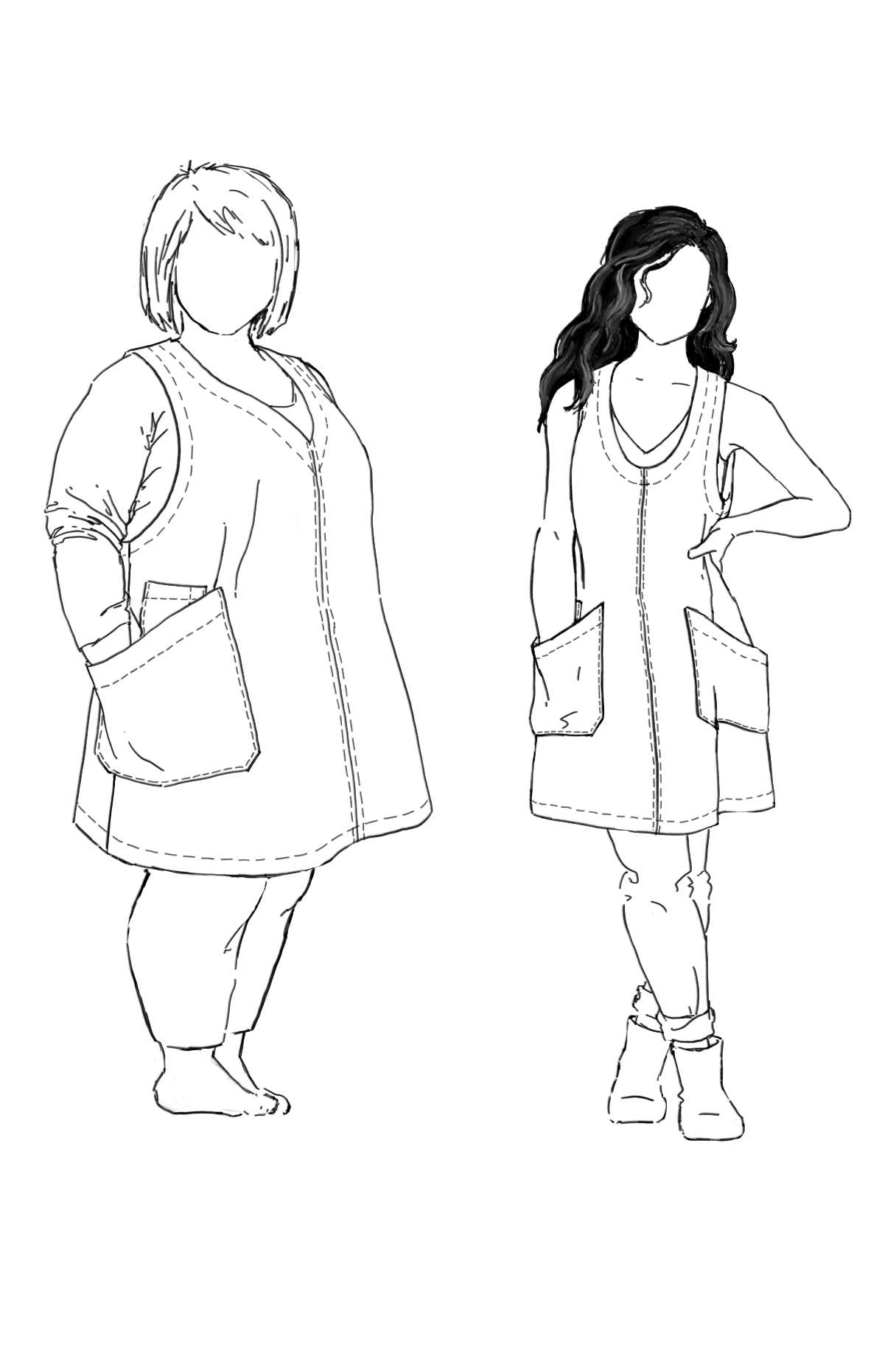 Studio Tunic Paper Pattern - Sew Liberated - Simplifi Fabric