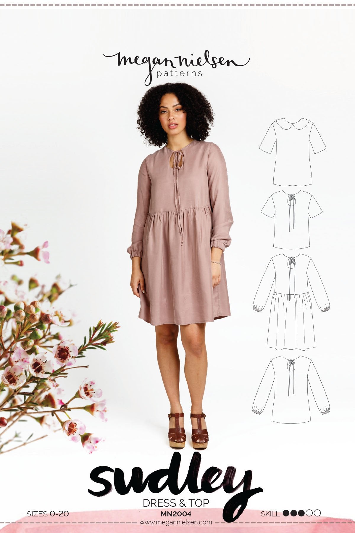 Sudley Dress & Blouse - Megan Nielsen Patterns - Sewing Pattern - Simplifi Fabric