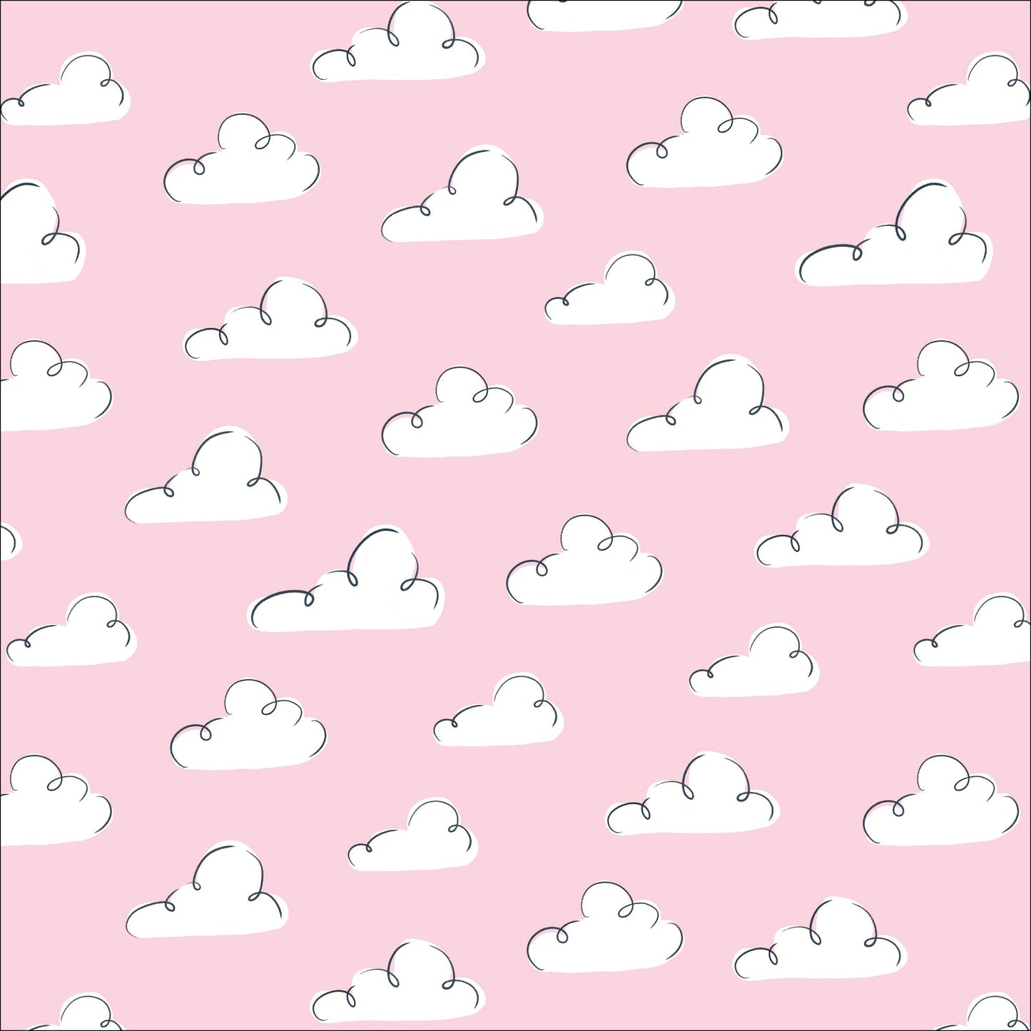 Summer Sky - Pink - Dog Days Of Summer - Krissy Mast - Cloud 9 Fabrics - Poplin - Simplifi Fabric