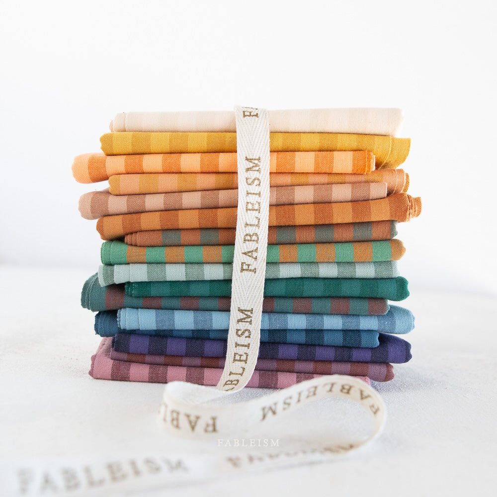 Sun Stripes - Pink Wine - Fableism Supply Co. - Simplifi Fabric