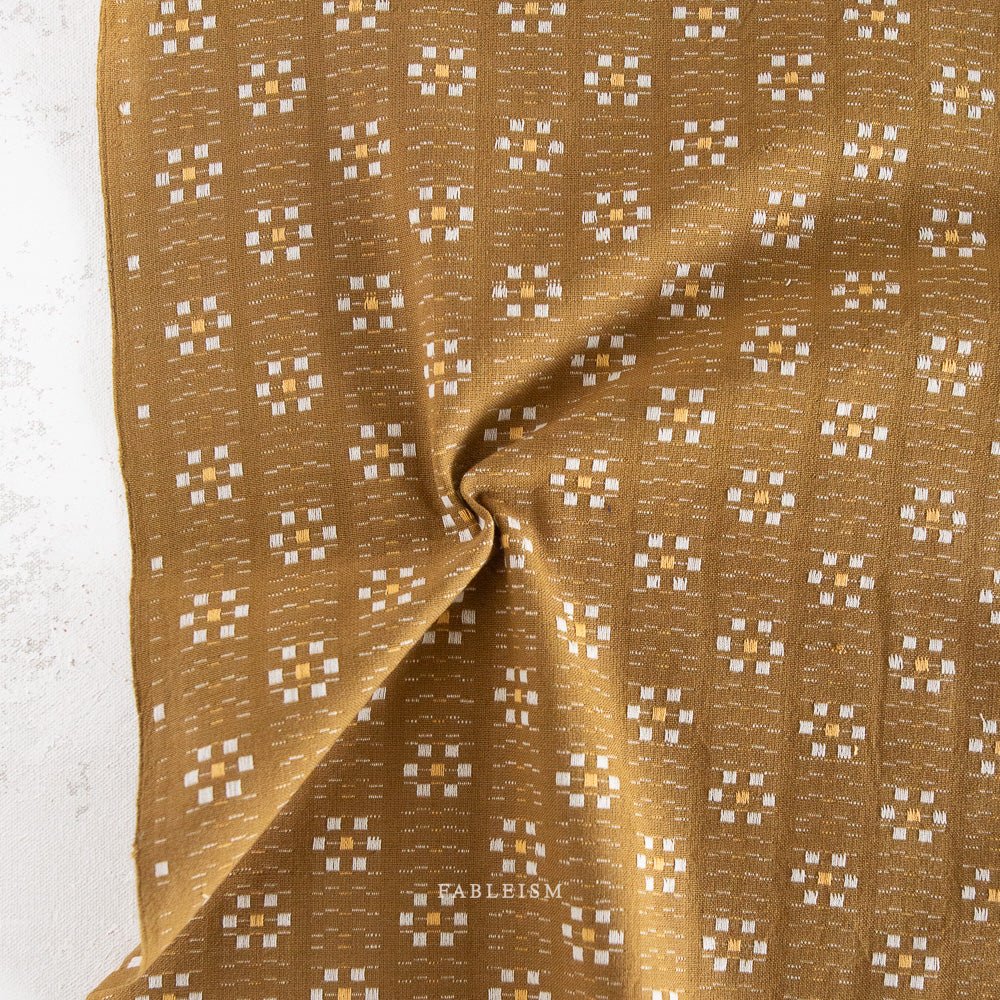 Swedish Holiday by The House That Lars Built - Karin Floral - Olive - Fableism Supply Co. - Simplifi Fabric
