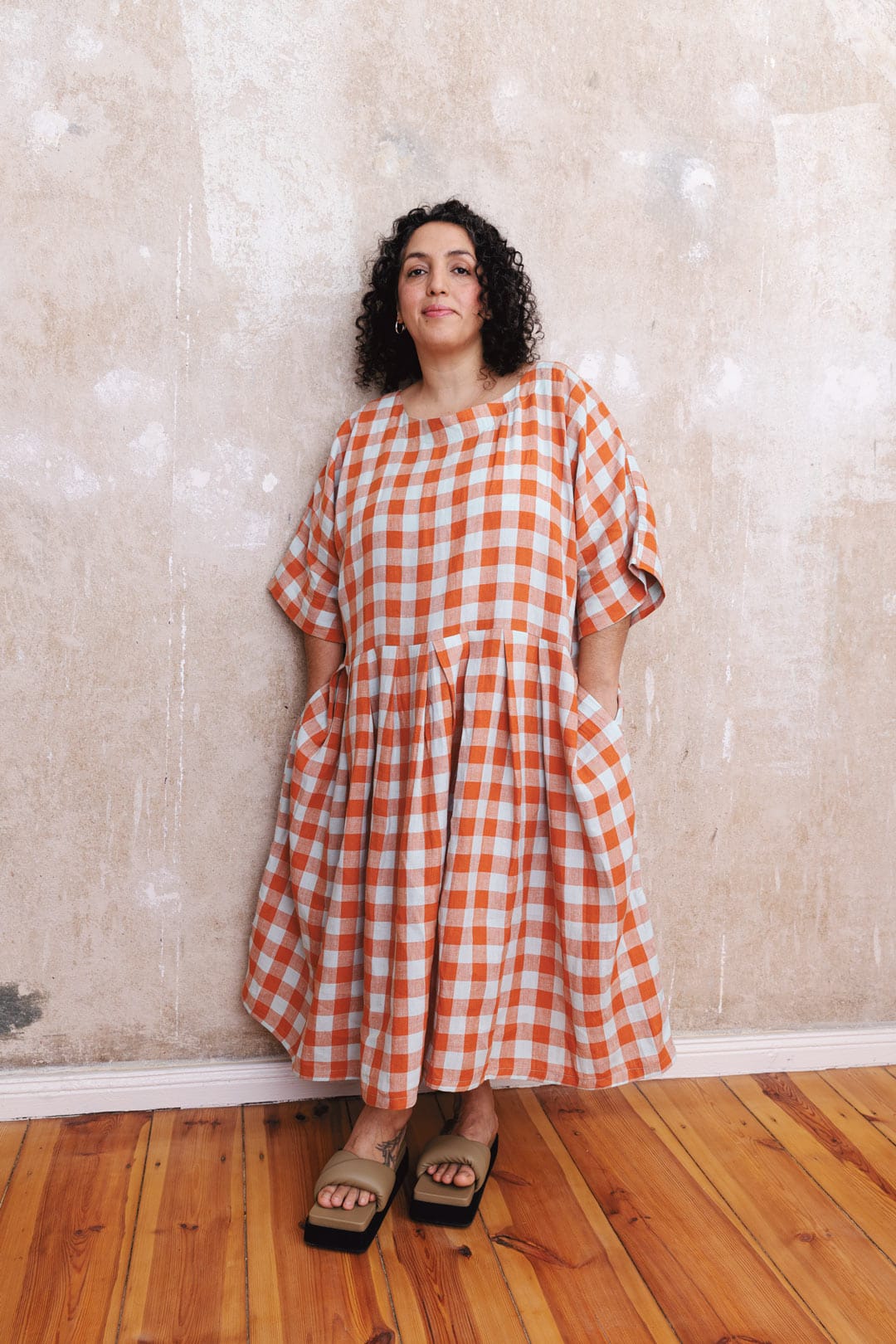 SWING Slip - On Dress by Kaiser Rissanen PDF Sewing Pattern - TAUKO - Simplifi Fabric