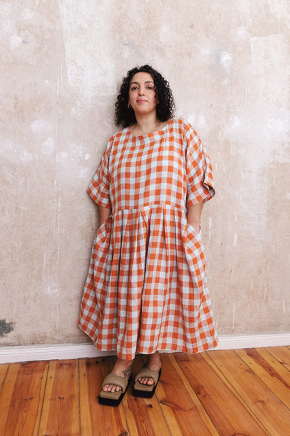SWING Slip - On Dress by Kaiser Rissanen PDF Sewing Pattern - TAUKO - Simplifi Fabric