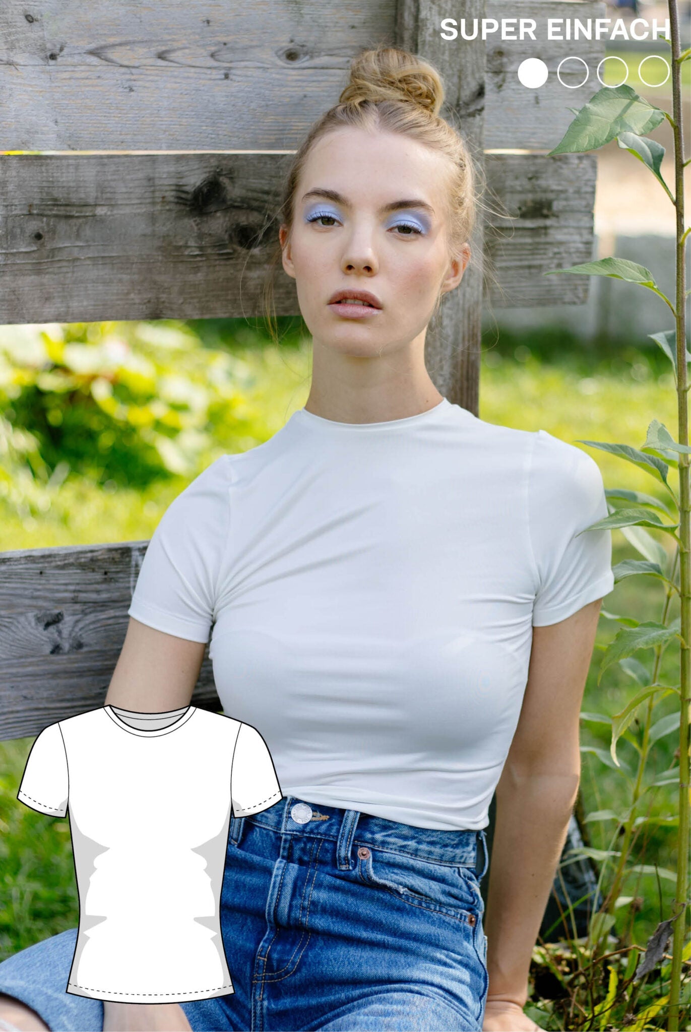 The Basic T-Shirt - Paper Sewing Pattern - Juliana Martejevs - Simplifi Fabric