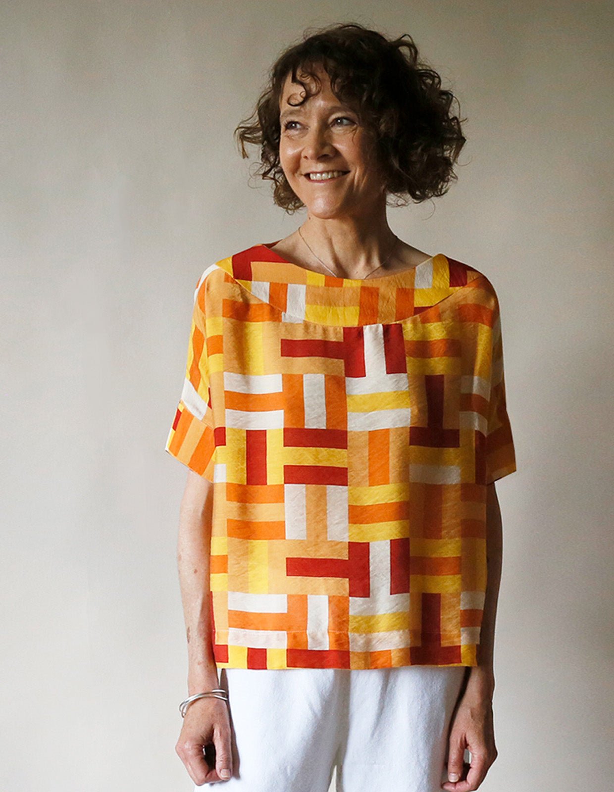 The Boat Neck Top - PDF Pattern - The Makers Atelier - Simplifi Fabric