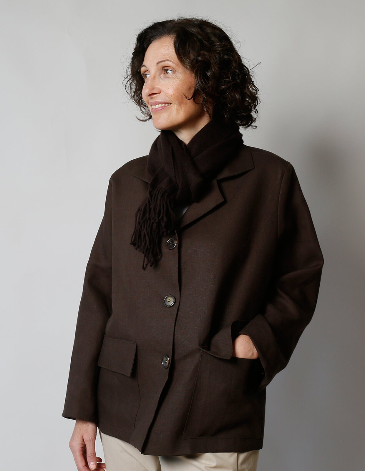 The Boxy Jacket - PDF Pattern - The Makers Atelier - Simplifi Fabric