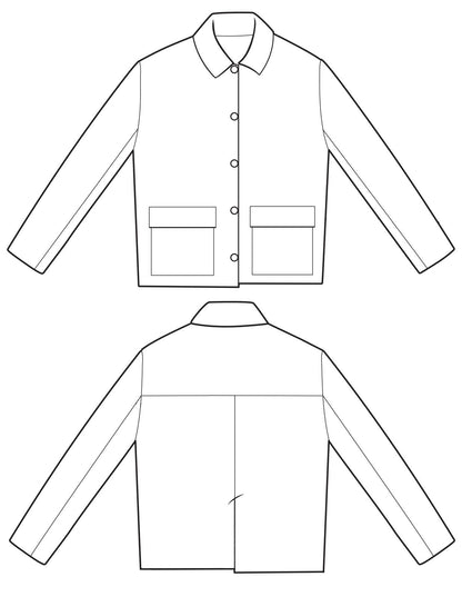 The Boxy Jacket - PDF Pattern - The Makers Atelier - Simplifi Fabric