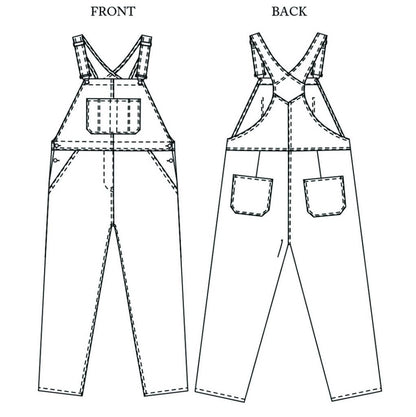 The Harlene Dungarees / Overalls Pattern - Merchant & Mills - Simplifi Fabric