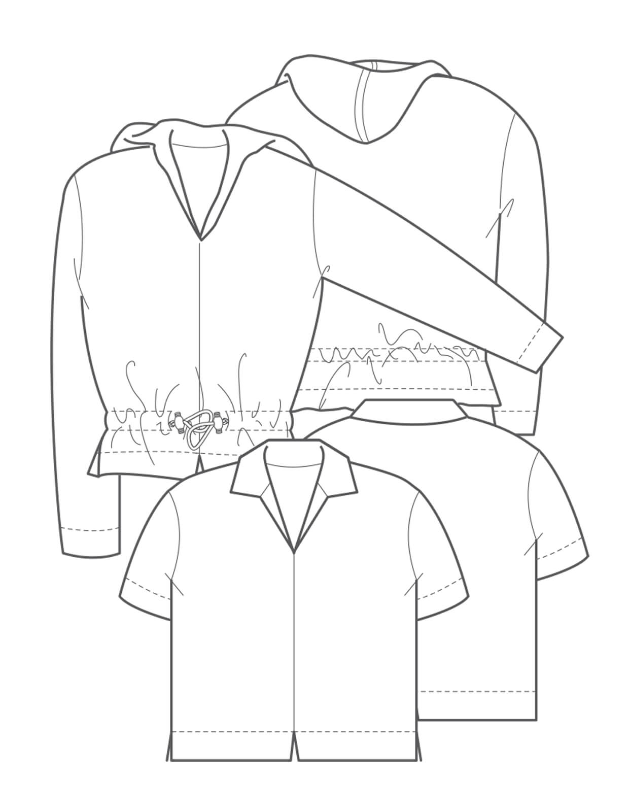 The Holiday Shirt and Top - PDF Pattern - The Makers Atelier - Simplifi Fabric