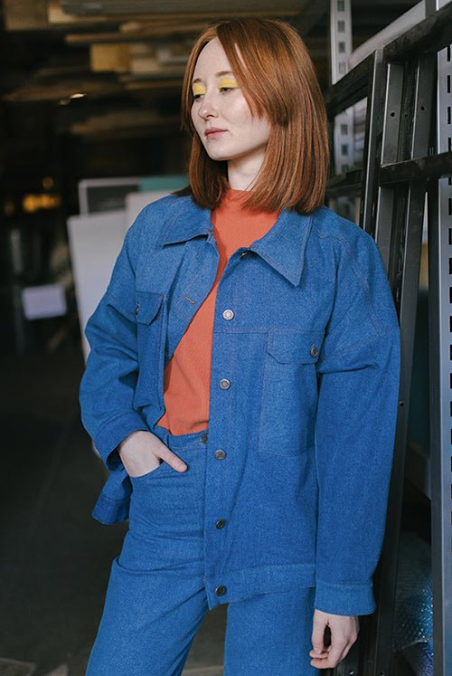 The Jean Jacket - Paper Sewing Pattern - Juliana Martejevs - Simplifi Fabric