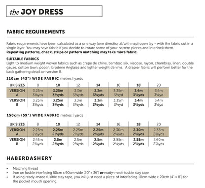 The Joy Dress Paper Sewing Pattern - Maven Sewing Patterns - Simplifi Fabric