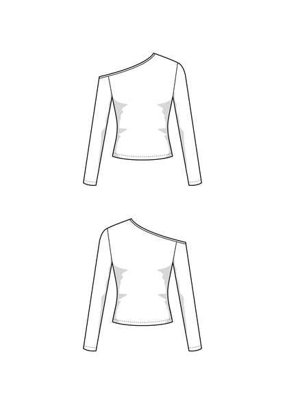 The Liza Top - Paper Sewing Pattern - Juliana Martejevs - Simplifi Fabric