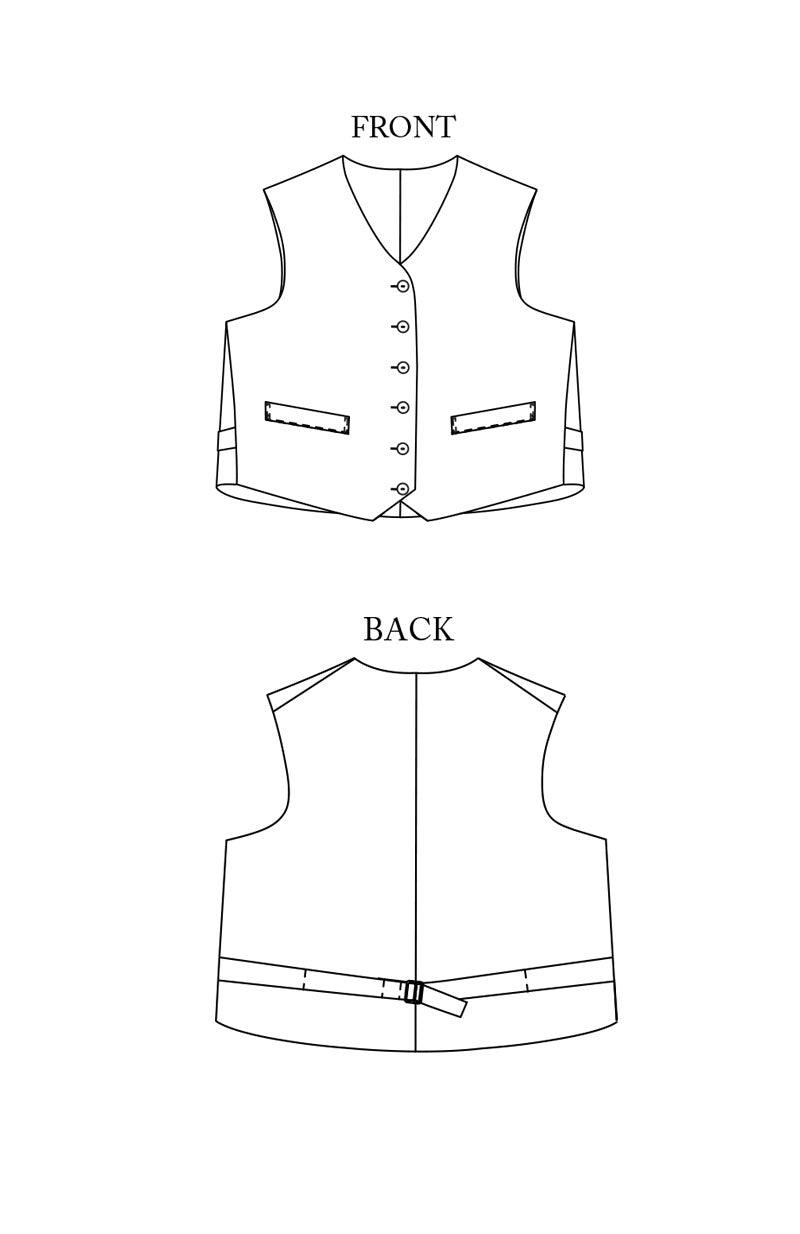 The Miller Waistcoat Pattern - Merchant & Mills - Simplifi Fabric