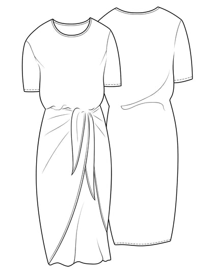 The Pareo Dress - PDF Pattern - The Makers Atelier - Simplifi Fabric