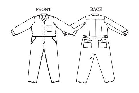 The Thelma (Workwear Boilersuit) Womens PDF Pattern - Merchant & Mills - Simplifi Fabric